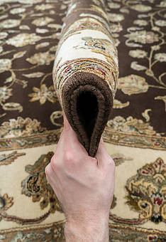 фактура ковра Kashan gold 10/10 CH-102-Brown/Ivory