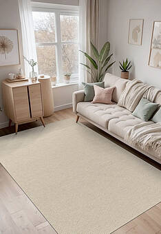 безворсовый ковер в интерьере Wool Line RW1170-R204