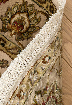 основа ковра Kashan gold 10/10 SC-733-1-Ivory/Camel круг