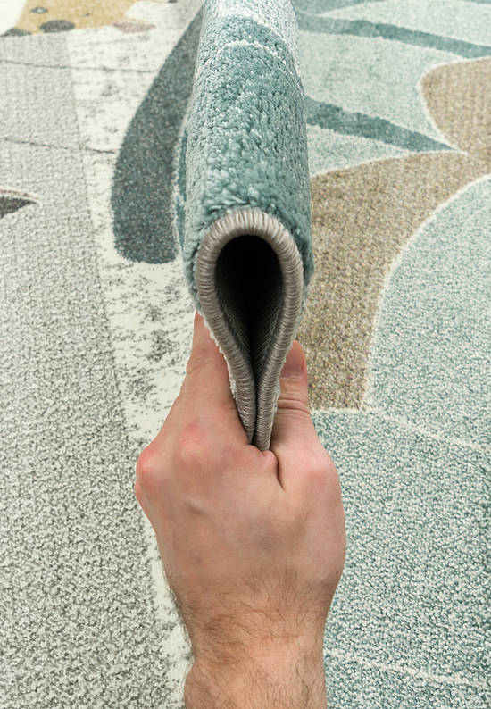 Недорогой современный ковер F263-Gray