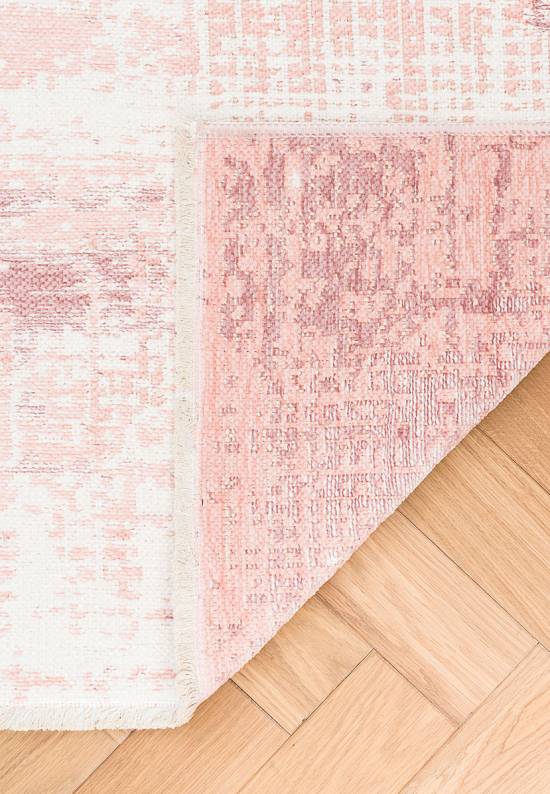 Двусторонний безворсовый ковер NK 01 Cream Pink