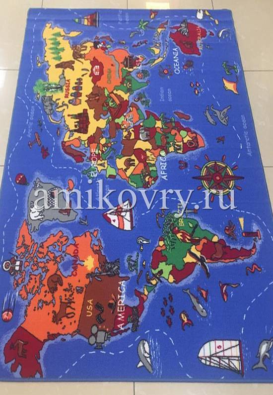 Детский игровой коврик с картой Blue Card Blue-G9 discount1