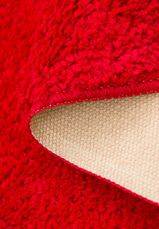 Красный мягкий коврик для ванной 2586 Light Red