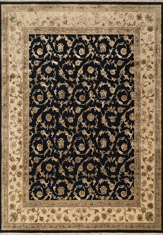 Элитный ковер ручной работы 10/10 RS-318 Black-Beige