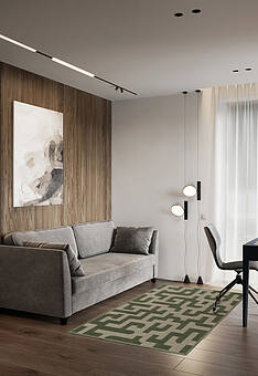 циновка в интерьере Kendo RK5446-R04