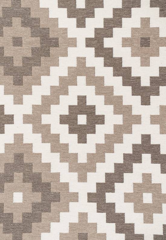 Двусторонний безворсовый ковер Saka-Beige