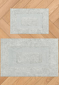 дизайн комплекта ковриков для ванной Irya Bath Vivian-Blue