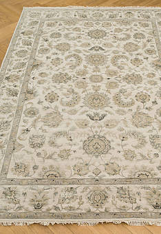 ковер в перспективе против ворса Kashan gold Antique White Grey