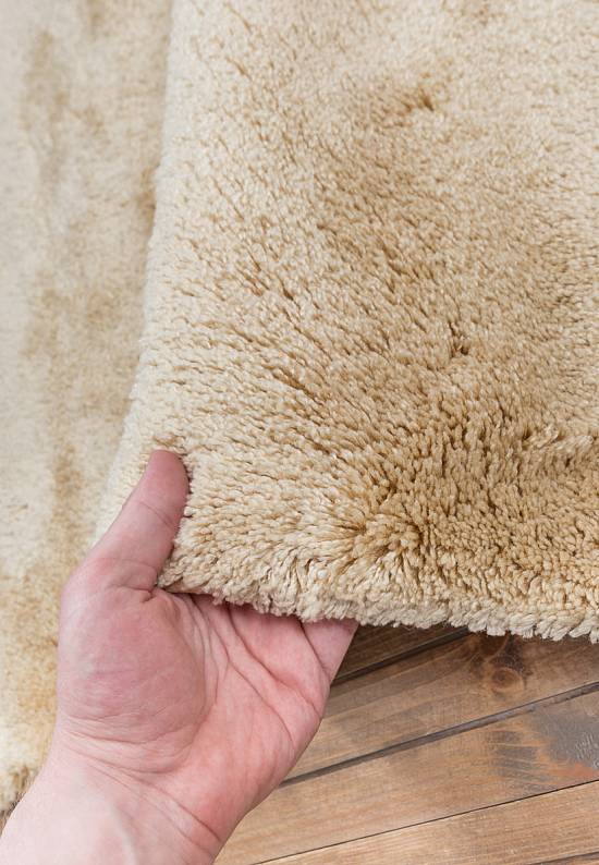 Бежевый мягкий коврик для ванной 3500 Dark Beige