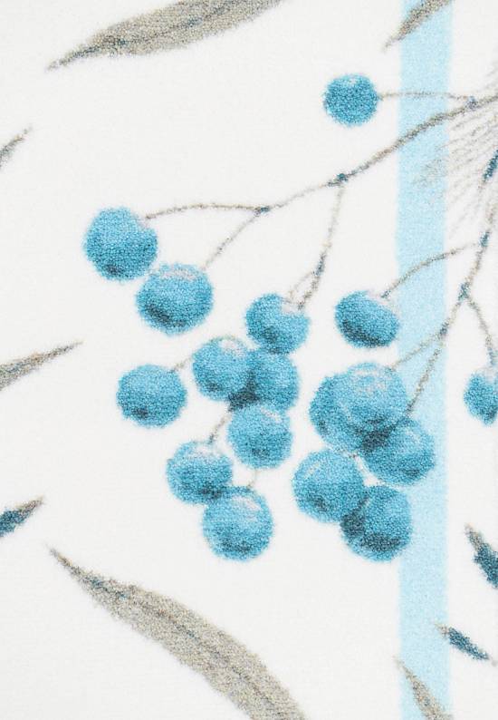 Голубой коврик для ванной Allium 01 Blue
