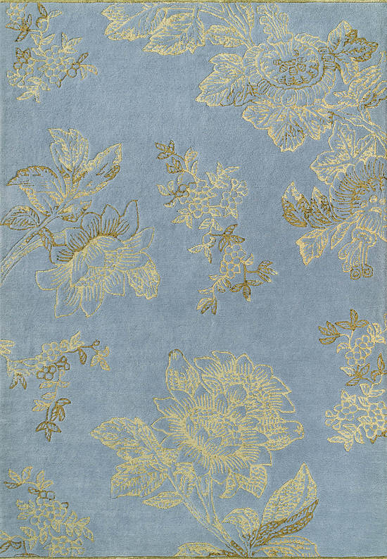 Шерстяной ковер Tonquin Blue Gold