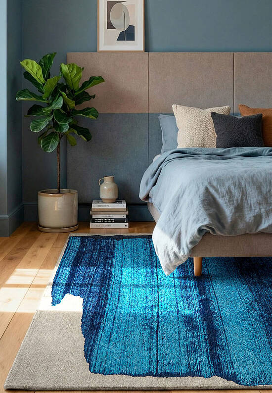 Современный безворсовый ковер LS6253-L439 outdoor