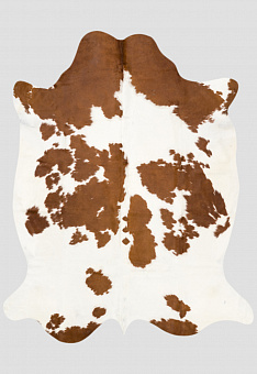 Натуральная шкура коровы Коричнево-белая LN005-Brown/White 887