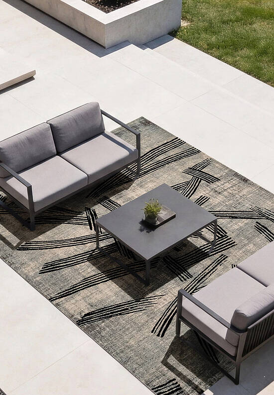 Безворсовый ковер из полиэстера LR6251-L428 outdoor