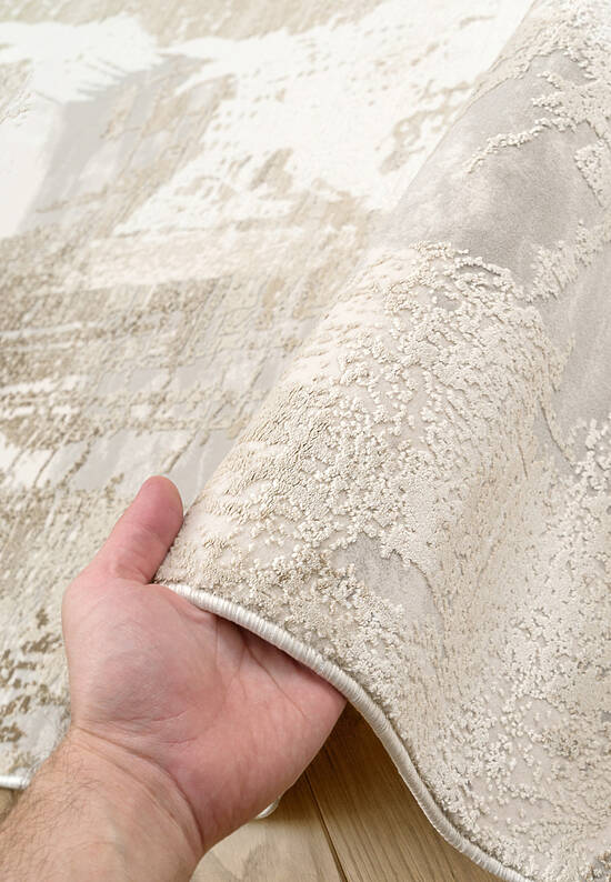Современный турецкий ковер PDN 06 Beige Grey