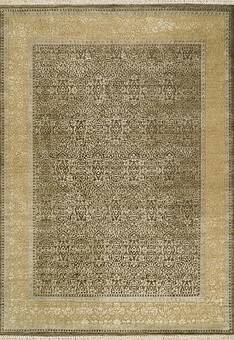 дизайн ковра Kashan gold Gray Brown Sand
