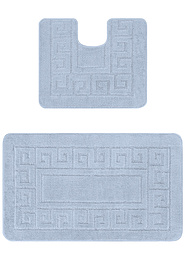 дизайн комплекта ковриков для ванной Confetti Bath Maximus Ethnic 2522 Baby Blue PS