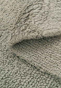 фактура двустороннего коврика для ванной Confetti Bath Cotton Natura Heavy 1061 Grey