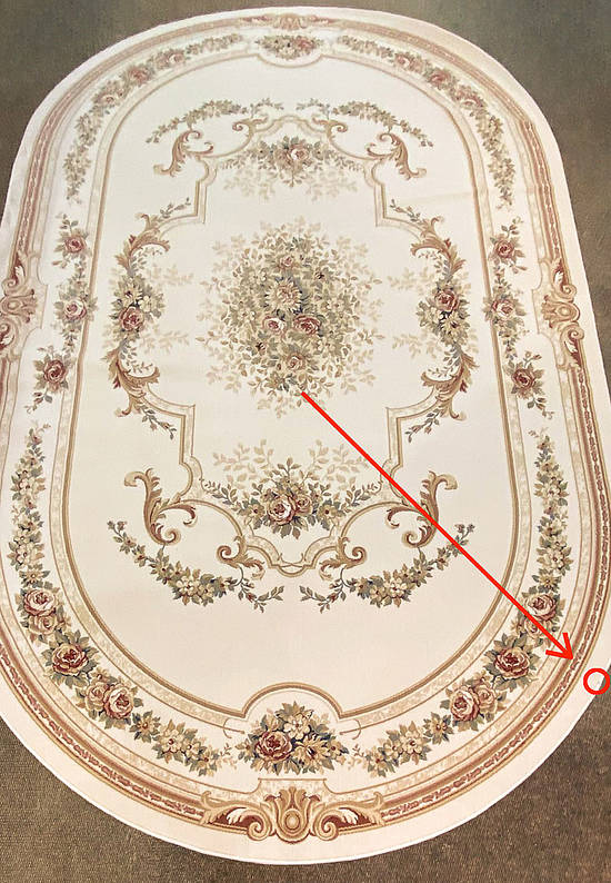 Молдавский шерстяной ковер 8539-51033 discount36