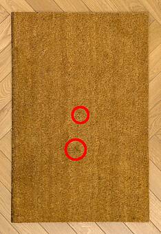 дефект входного коврика Doormat kokos Aristo-plain discount5