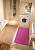 Малиновый коврик для ванной комнаты SCTN 03-02-Dark Pink
