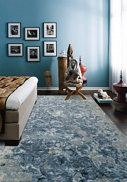 ковер в интерьере Orient Flora Grey Blue