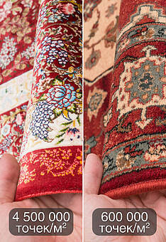 высокоплотный ковер Ottoman Silk Atlas-Red