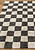 Детский стираемый ковер Chess Dark Grey