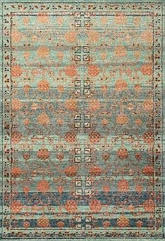 дизайн безворсового ковра Eden 6/5 GS-1016-Teal Blue/Aruba Blue