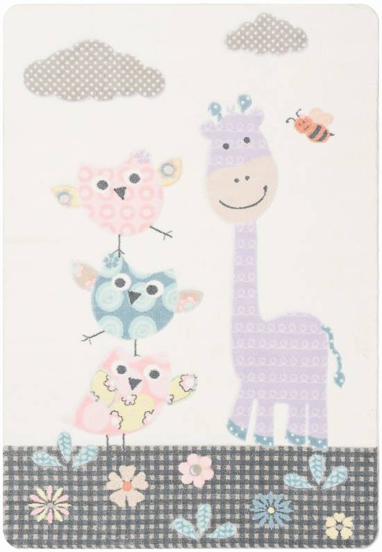 Детский ковер с ворсом Owls 02 Lilac