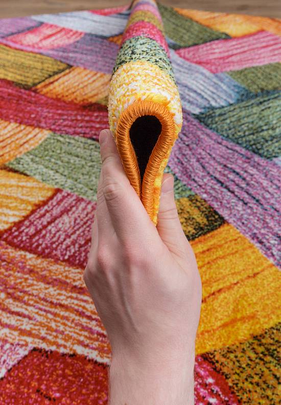 Недорогой синтетический ковер C010-Multicolor