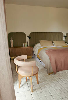 ковер в интерьере Lorena Canals Wool Mosaic Natural