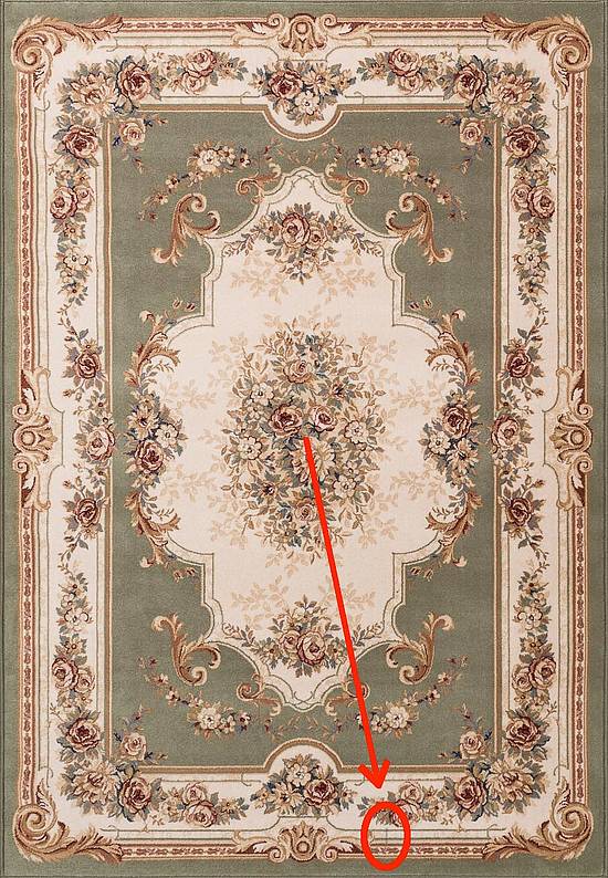 Молдавский шерстяной ковер 8539-51088 discount6