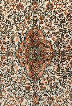 фрагмент ковра Cashmir 243814-Kerman beige/rust