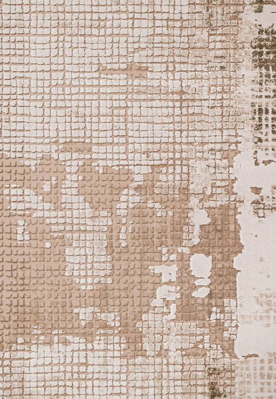 Современный ковер из вискозы 19167-070 Beige