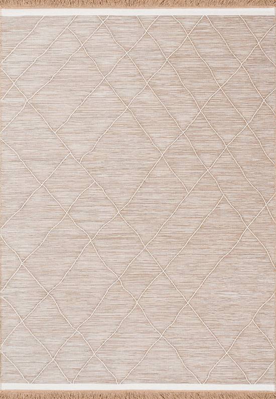 Двусторонний ковер из хлопка ARC 02 Beige