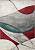 Современный синтетический ковер D827-Gray-Red