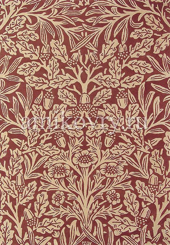 Изящный шерстяной ковер с цветочным узором Oak-27900