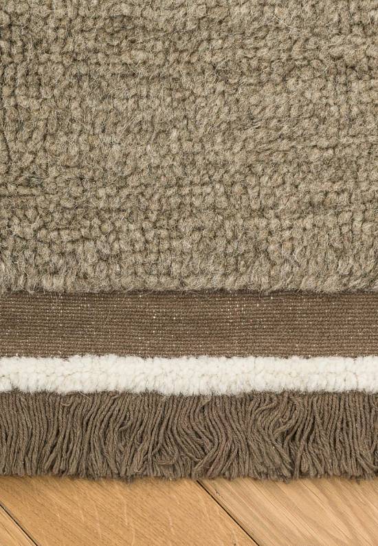 Шерстяной стираемый ковер Steppe Sheep Grey