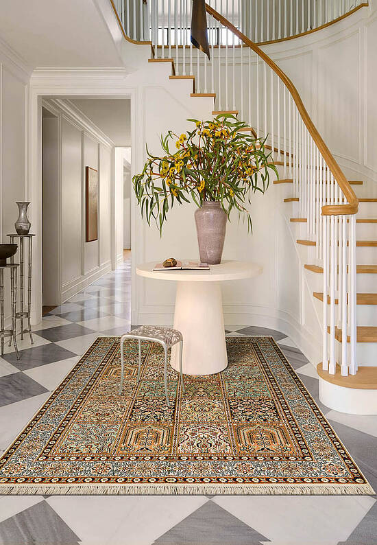 Шелковый ковер ручной работы IIST-GIZZ2C7CC Royal Taj