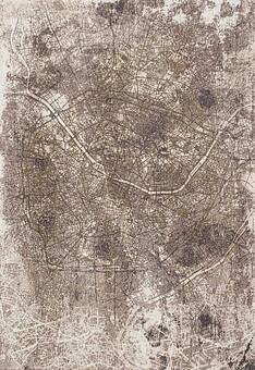 дизайн безворсового ковра Streets Paris LS5282-L266