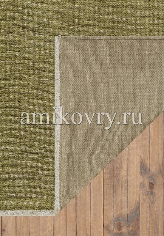Двусторонний безворсовый ковер из Турции 60330-512 green