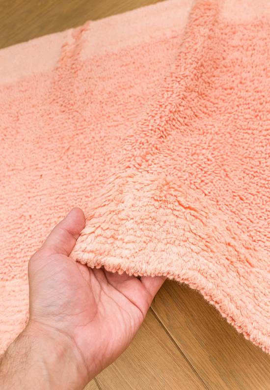 Двусторонний коврик для ванной  Natura Heavy 1687 D.Salmon