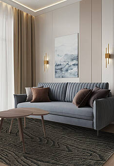 ковер в интерьере Platinum RP5992-R791