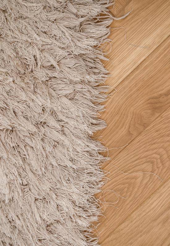 Пушистый ковер с длинным ворсом H265-beige discount5