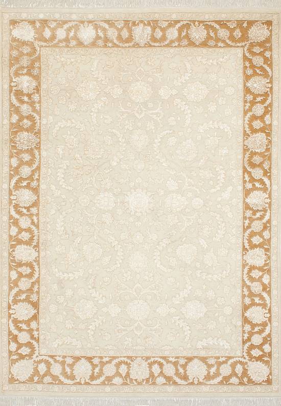 Роскошный ковер ручной работы N-17-Ivory/Camel