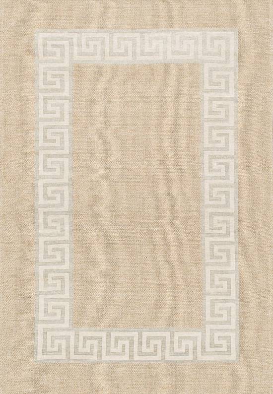Безворсовый ковер из хлопка BRK 11-Natural White