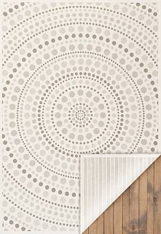 Двусторонний безворсовый ковер Smart Weave Oola-White