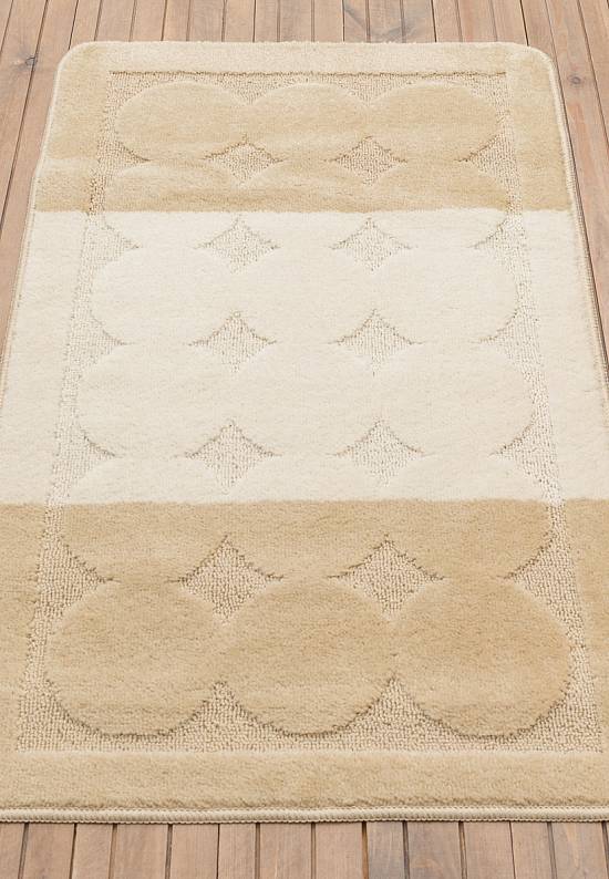 Светлый коврик для ванной Edremit 2540 Beige