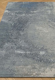 ковер в перспективе против ворса Orient 2135-2 Blue/Grey